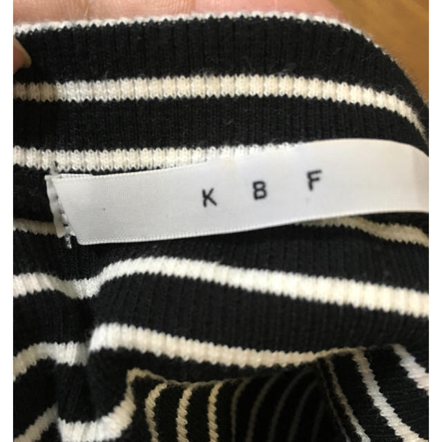KBF(ケービーエフ)のKBFボーダーカットソー レディースのトップス(カットソー(長袖/七分))の商品写真