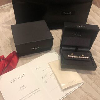 タサキ(TASAKI)のTASAKI バランスプラスピアス　サクラゴールド　美品(ピアス)