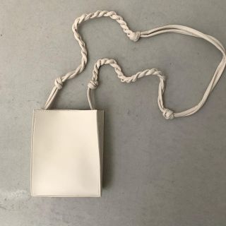 アメリヴィンテージ(Ameri VINTAGE)のEco Leather Square Bag / white ※サンプル品(ショルダーバッグ)