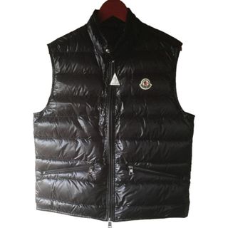 モンクレール(MONCLER)のMONCLER GUI BLACK SIZE2 新品未使用 ダウンベストジレ(ダウンベスト)