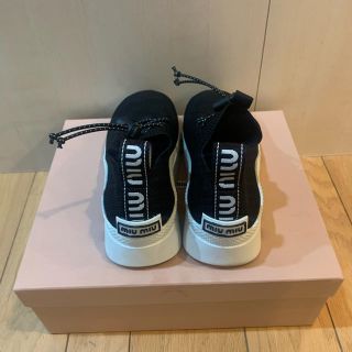 ミュウミュウ(miumiu)のスミレ様専用  miumiu メッシュスニーカー サイズ36 1/2 (スニーカー)