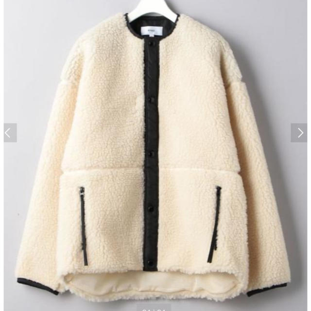 美品 HYKE ハイク ボアショートコート サイズ2 レディース ジャケット ...