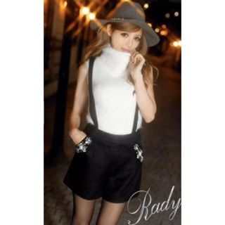 レディー(Rady)のRady ポケットビジュー　サロペットパンツ(ショートパンツ)