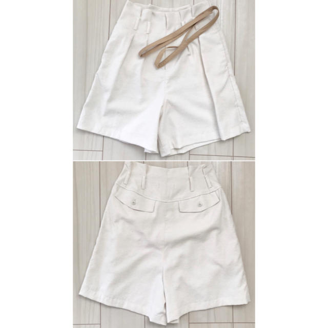 Ameri LITTLE LINEN OVER HALF PANTS