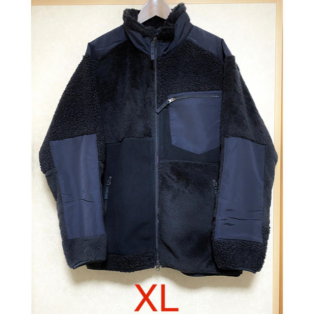 Engineered Garments(エンジニアードガーメンツ)のエンジニアードガーメンツ×UNIQLO  フリースジャケットXL 黒 メンズのジャケット/アウター(その他)の商品写真