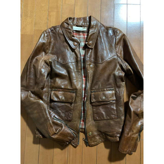 GOLDEN GOOSE(ゴールデングース)のモーシャン様専用　ゴールデングース　レザージャケット メンズのジャケット/アウター(ライダースジャケット)の商品写真