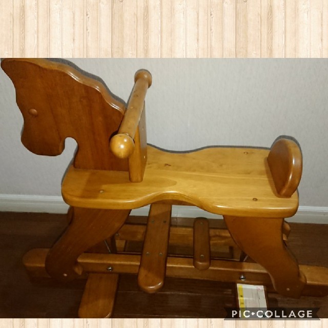 (最終値下げ)木馬 シルベン 木製 おもちゃ 乗り物