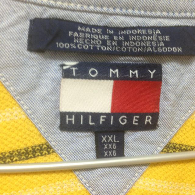 TOMMY HILFIGER(トミーヒルフィガー)の古着  ロングポロシャツ レディースのトップス(ポロシャツ)の商品写真