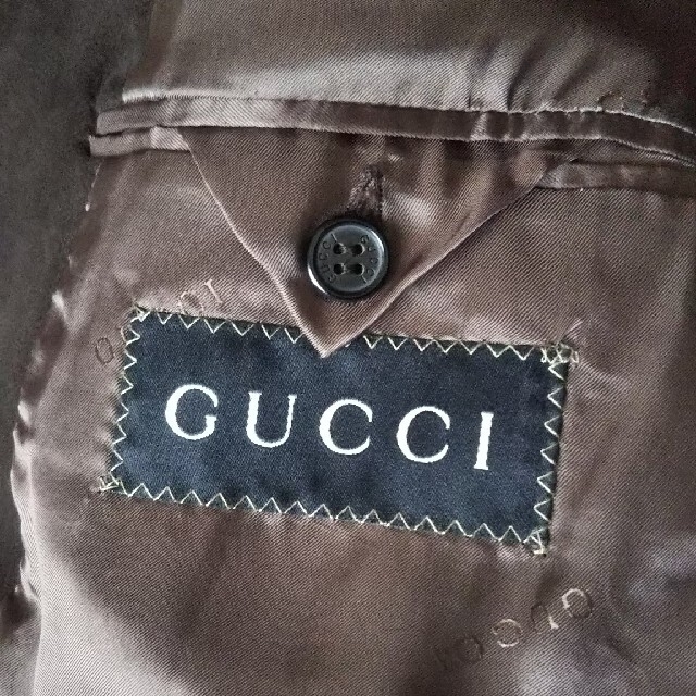 Gucci(グッチ)のGUCCI*darkbrown コート メンズのジャケット/アウター(チェスターコート)の商品写真