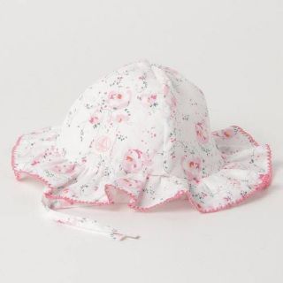 プチバトー(PETIT BATEAU)のプリントベビークロシェ(帽子)