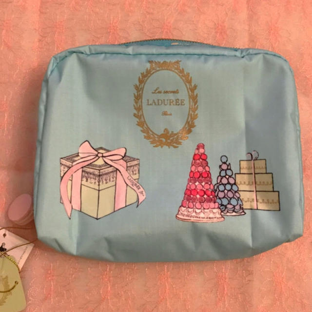 LADUREE(ラデュレ)の【新品】レスポ  ラデュレ  コラボポーチ レディースのファッション小物(ポーチ)の商品写真