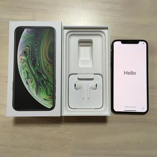 アイフォーン(iPhone)のiphone xs 64GB スペースグレー(スマートフォン本体)