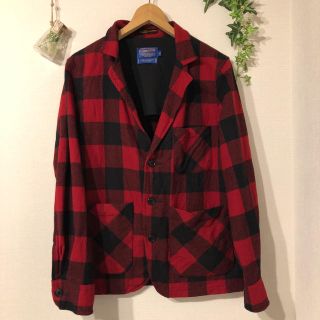 ペンドルトン(PENDLETON)のPENDLETON チェック柄ウールテーラードジャケット(テーラードジャケット)