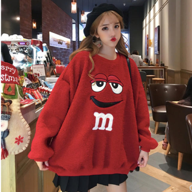 【フォロ割あり】ピープス女子 M&M's　WEGO◎ レディースのトップス(トレーナー/スウェット)の商品写真