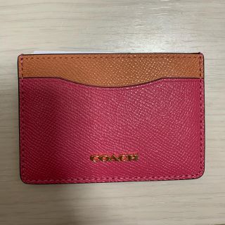 コーチ(COACH)の値下げ新品未使用品コーチパスケース(名刺入れ/定期入れ)