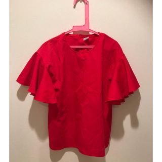 グローバルワーク(GLOBAL WORK)のGLOBAL WORK フリルトップス　キッズ(Tシャツ/カットソー)