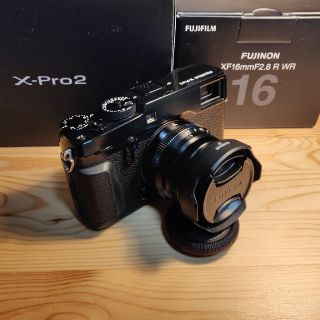 フジフイルム(富士フイルム)の【中古】FUJIFILM X-Pro2+XF16mmF2.8 R WR オマケ有(ミラーレス一眼)