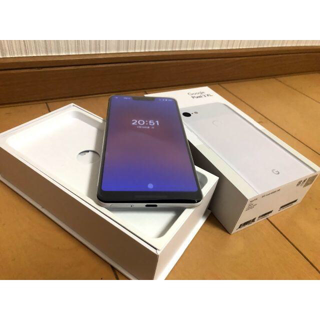 スマホ/家電/カメラPixel 3 XL 128GB Clearly white SIMロック解除済