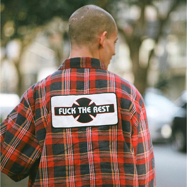 Supreme x Independent flannel jacket