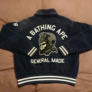 090112● A BATHING APE コーデュロイ スタジャン M