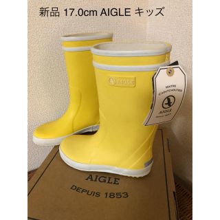 エーグル(AIGLE)の新品 AIGLE キッズ ブーツ 長靴 17.0cm LOLLY POP(長靴/レインシューズ)