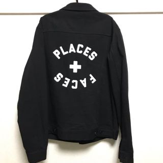 オフホワイト(OFF-WHITE)のPLACES + FACES デニムジャケット L(Gジャン/デニムジャケット)