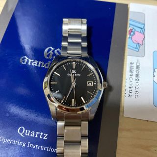 グランドセイコー(Grand Seiko)の極上美品　グランドセイコー　SBGX261   クォーツ　ブラック(腕時計(アナログ))