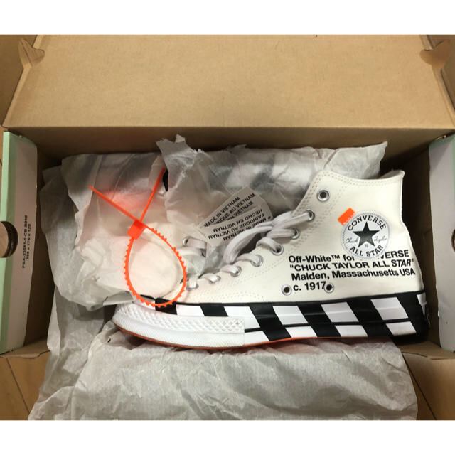 (26.5) OFF-WHITE Convese Chuck 70 Hi