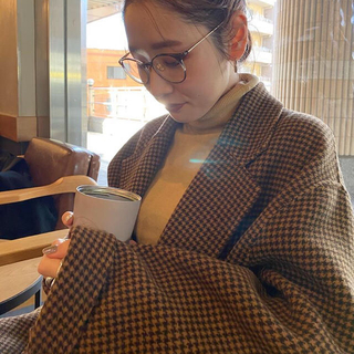 トゥデイフル(TODAYFUL)のTODAYFUL Over Check Coat(ロングコート)