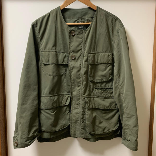 ポータークラシック WEATHER NO COLLAR JACKETメンズ