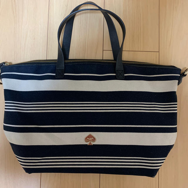 kate spade new york(ケイトスペードニューヨーク)のケイトスペード  ストライプ柄 バッグ レディースのバッグ(トートバッグ)の商品写真