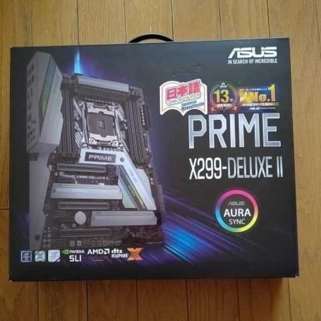 ASUS(エイスース)のASUS PRIME X299 DELUXE II LGA2066 スマホ/家電/カメラのPC/タブレット(PCパーツ)の商品写真