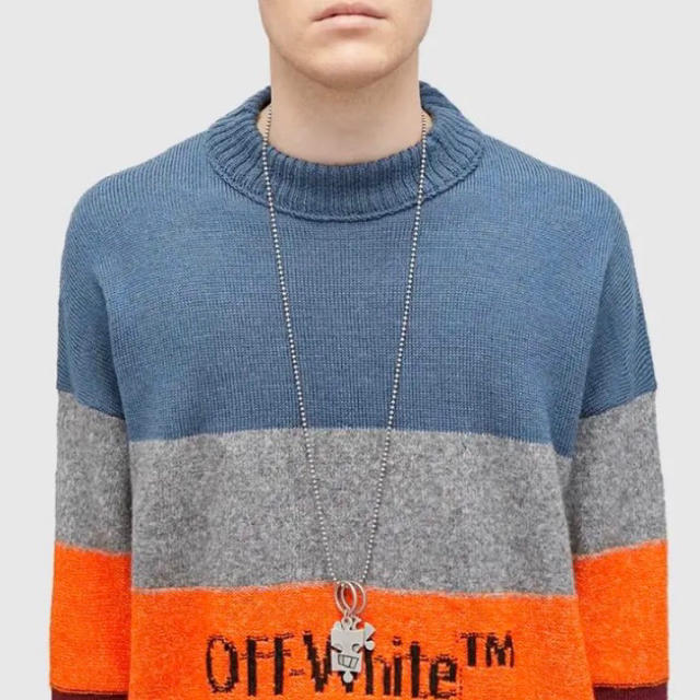 正規品 OFF-WHITE オフホワイト パズルネックレス ペンダント