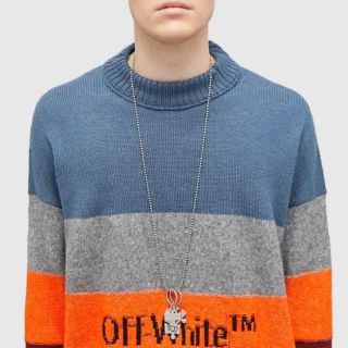 オフホワイト(OFF-WHITE)の正規品 OFF-WHITE オフホワイト パズルネックレス ペンダント(ネックレス)