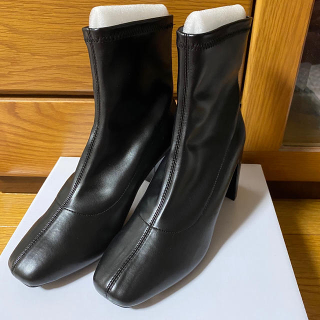 LOWRYS FARM(ローリーズファーム)のストレッチヒールブーツ ブラック M レディースの靴/シューズ(ブーツ)の商品写真
