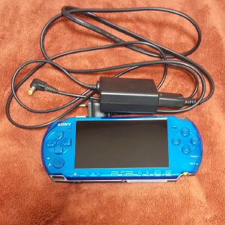 プレイステーションポータブル(PlayStation Portable)のPSP-3000 ブルー(携帯用ゲーム機本体)