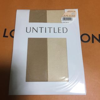 アンタイトル(UNTITLED)のラメストッキング新品2点 L〜 L L(タイツ/ストッキング)