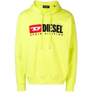 DIESEL ヴィンテージ ロゴ 黄色 イエロー フード Parker パーカー