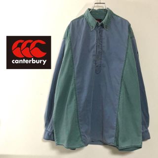 カンタベリー(CANTERBURY)のカンタベリー CANTERBURY 切替デニムBDシャツ★ワンポイント刺繍(シャツ)