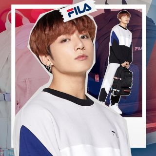 フィラ(FILA)のFILA×BTS コラボリュック(アイドルグッズ)