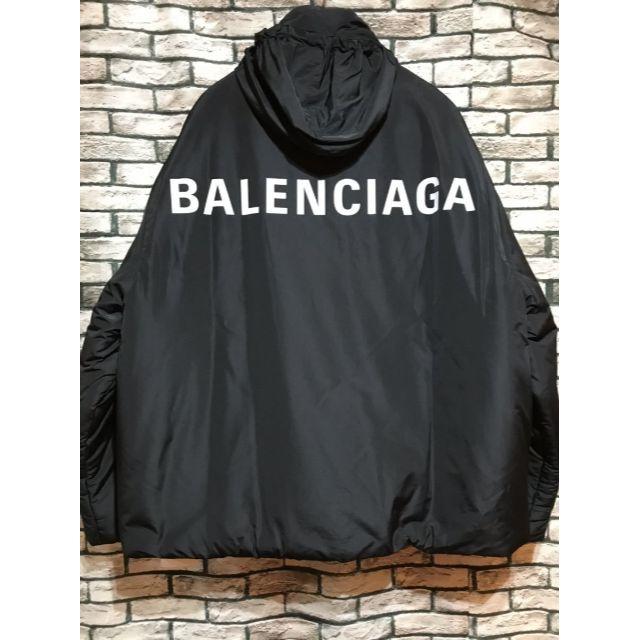 BALENCIAGA バレンシアガ バックロゴダウンジャケット