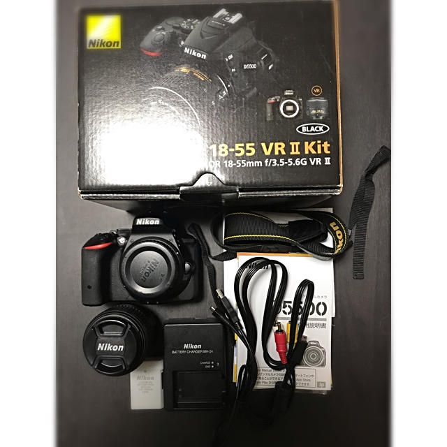 D5500 18-55 VR II レンズキット ブラックデジタル一眼