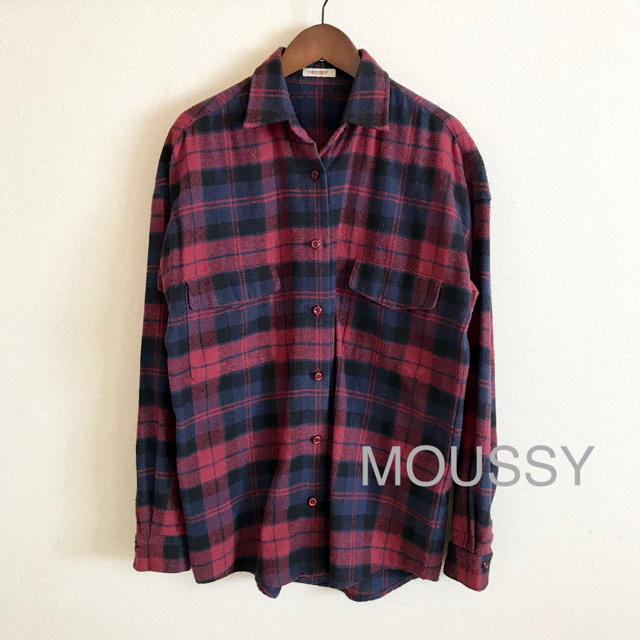 moussy(マウジー)のMOUSSY マウジー チェックシャツ レディースのトップス(シャツ/ブラウス(長袖/七分))の商品写真