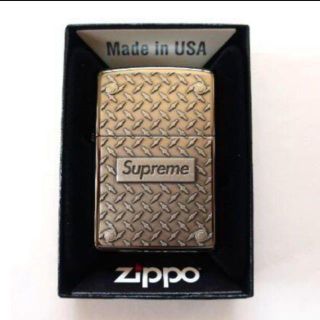 シュプリーム(Supreme)の19Supreme Diamond Plate Zippoジッポライター(その他)