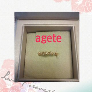 アガット(agete)のagete ダイヤリング(リング(指輪))