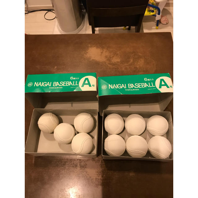 NAIGAI - 軟式野球 ボール 10球の通販 by M.T's shop｜ナイガイならラクマ