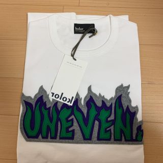 カラー(kolor)のkolor カラー　Tシャツ　ホワイト　18aw(Tシャツ/カットソー(半袖/袖なし))