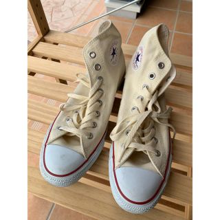 コンバース(CONVERSE)の【美品】コンバース＊27センチ＊白(スニーカー)