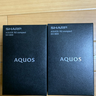 アクオス(AQUOS)の新品　AQUOS R2 Compact SH-M09 2台セット simフリー(スマートフォン本体)