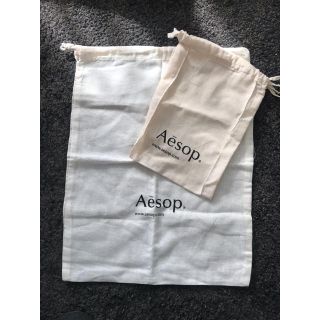 イソップ(Aesop)のAesop巾着2枚セット◎(ショップ袋)